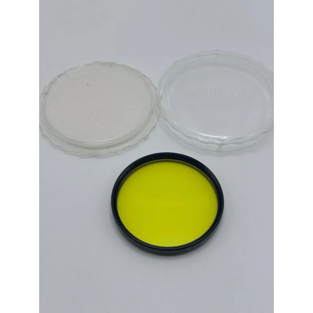 Vivitar Medium Yellow 58mm 2x Camera Lens Filter Photography Contrast